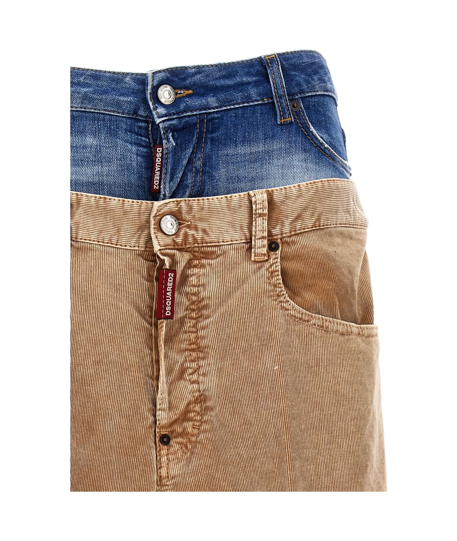 パンツ DSQUARED2 'Twin Pack' pants Beige S72LB0678S53162 Dsquared2 'twin Pack' Pants | italist