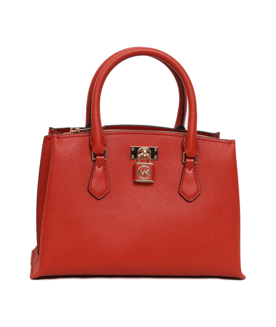Michael Kors Ladies Medium Greenwich Shoulder Bag - Rubin Red