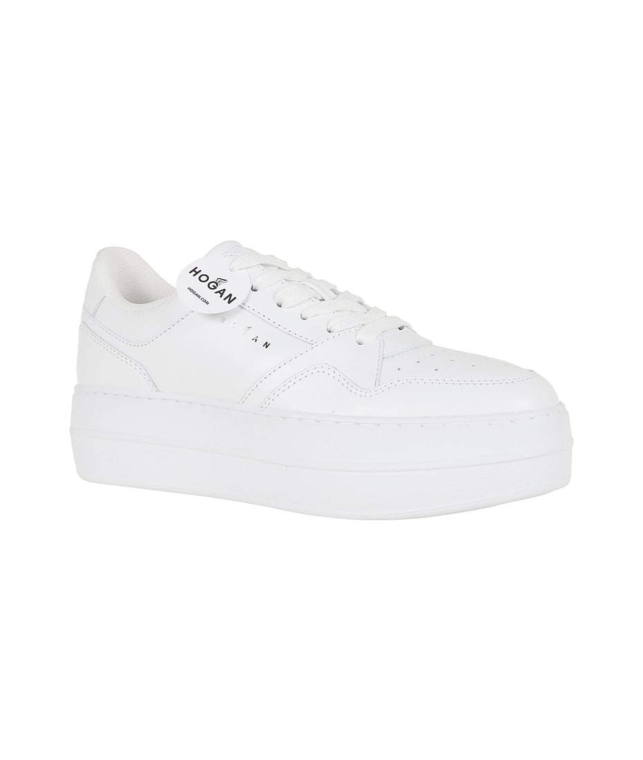 Hogan White Leather Sneakers | italist