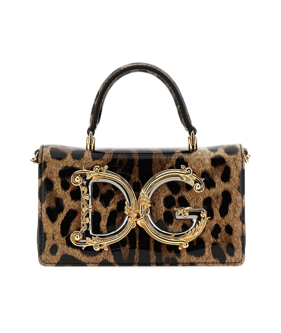 Dolce & Gabbana Logo Animal Print Tote | italist