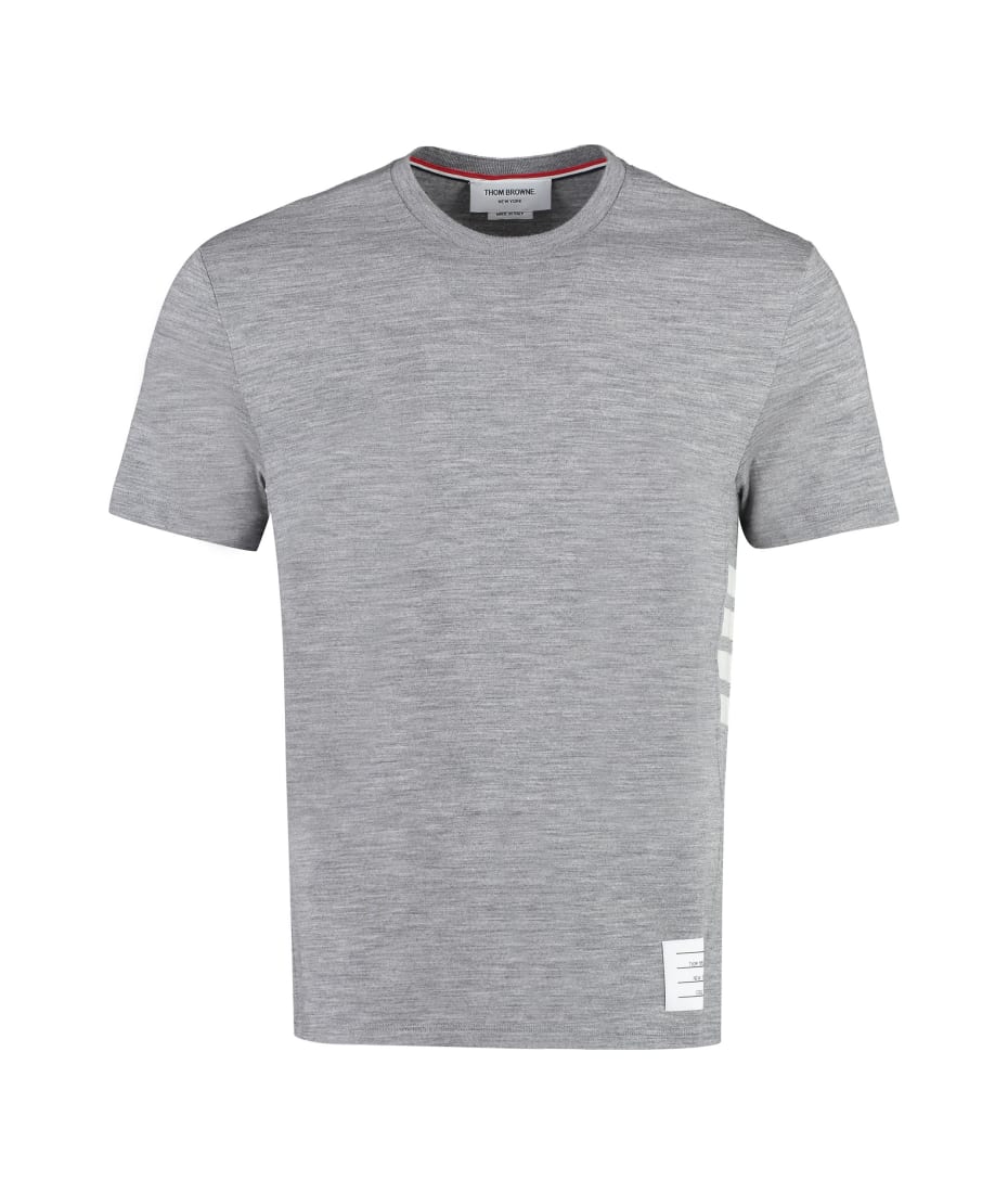 Thom Browne Logo Knitted T-shirt | italist