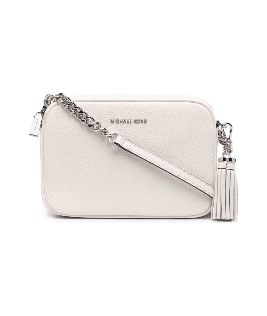 MICHAEL Michael Kors White Leather Jet Set Chain Shoulder Bag MICHAEL  Michael Kors | The Luxury Closet