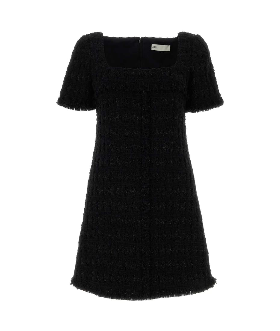 Tory Burch Black Tweed Mini Dress