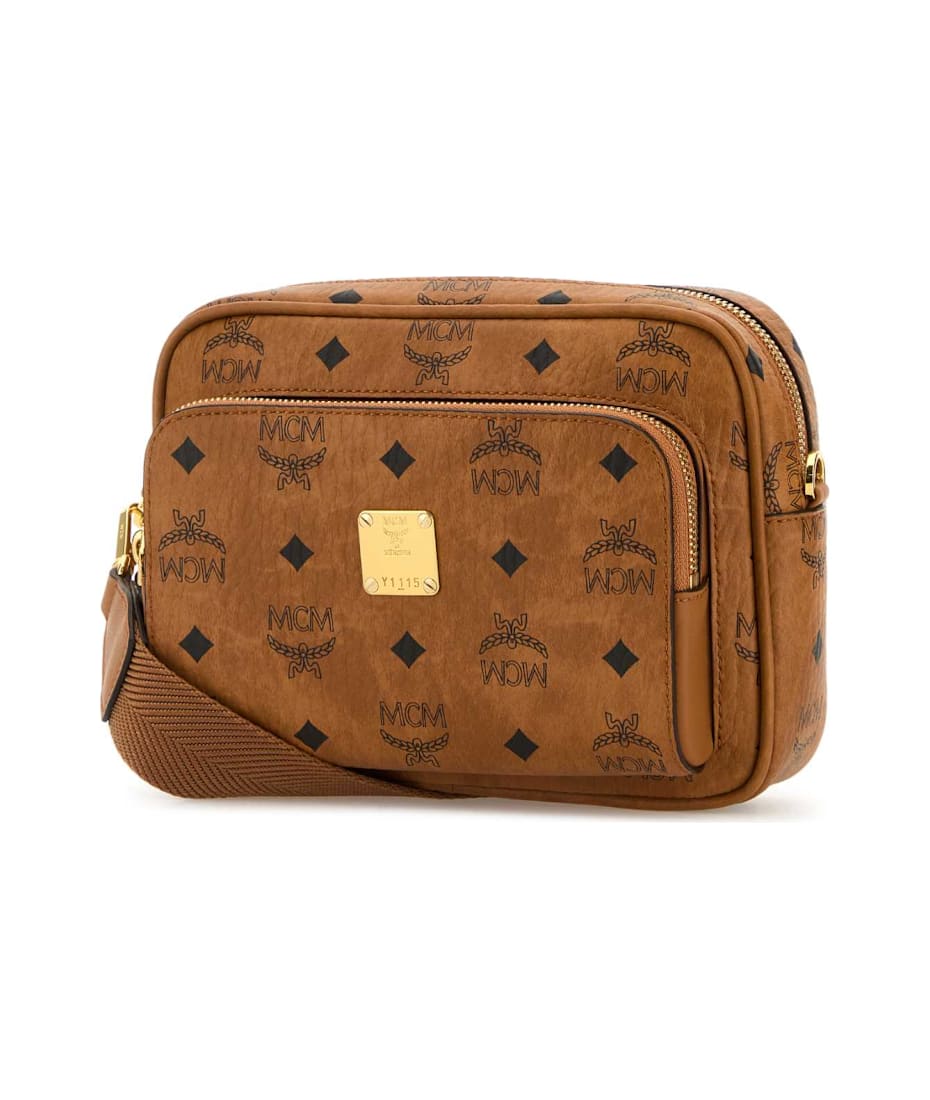 MCM Printed Canvas Aren Crossbody Bag | italist