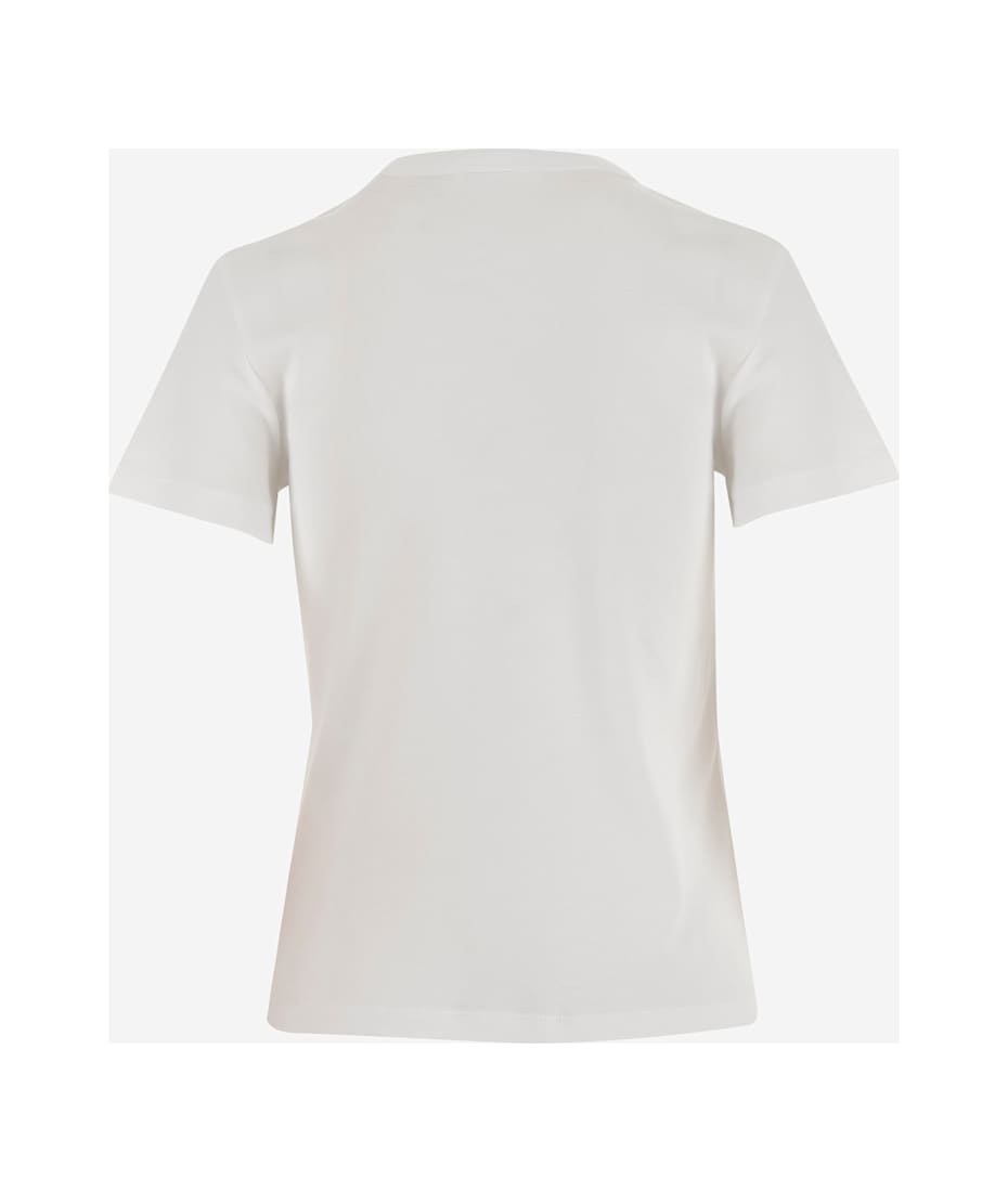 【HELMUT LANG】関税込★COTTON JERSEY T-SHIRT WITH LOGO Helmut Lang Cotton T-shirt With Logo | italist