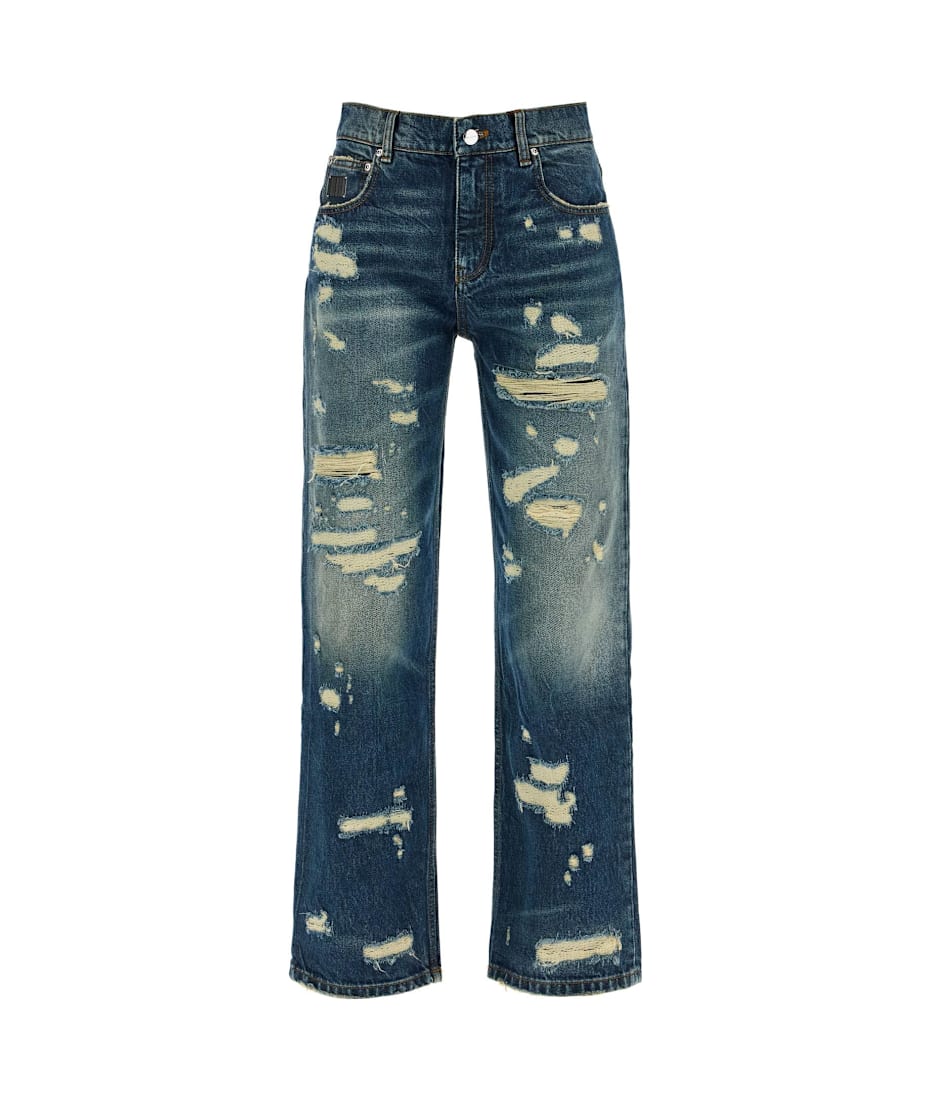 デニム・ジーパン Marc Jacobs The Rip And Repair Straight Jean' Jeans The Rip And Repair Straight Jean | Marc Jacobs | Official Site