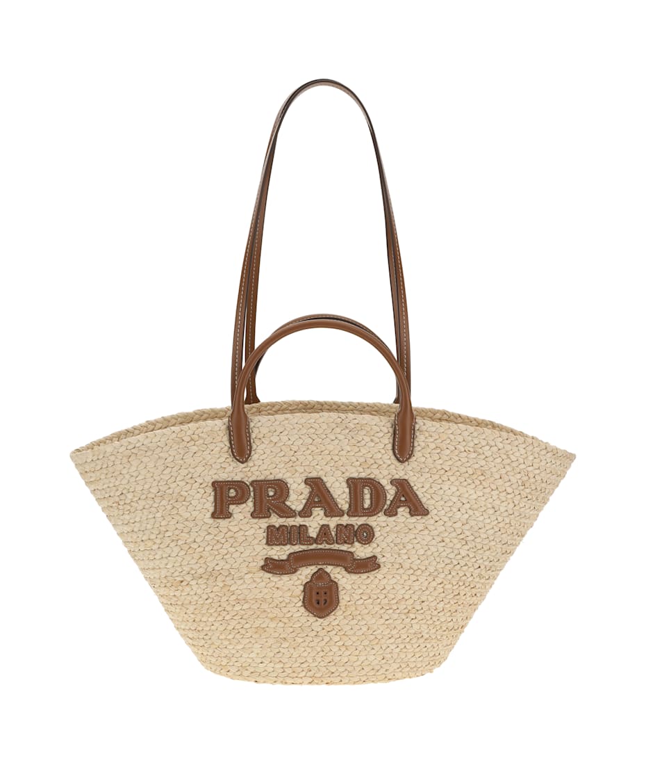 Prada Raffia Tote Bag | italist