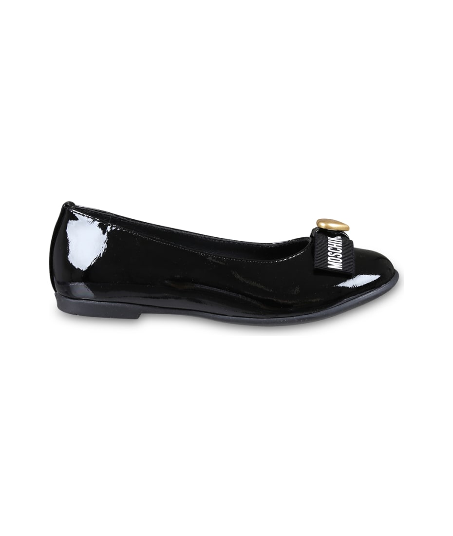 フラットシューズ MOSCHINO COUTURE Woman Ballet flats Natural MA10624C1MMX0 MOSCHINO MCDONALD'S BALLET FLATS SHOES 37.5 Size 7 JEREMY