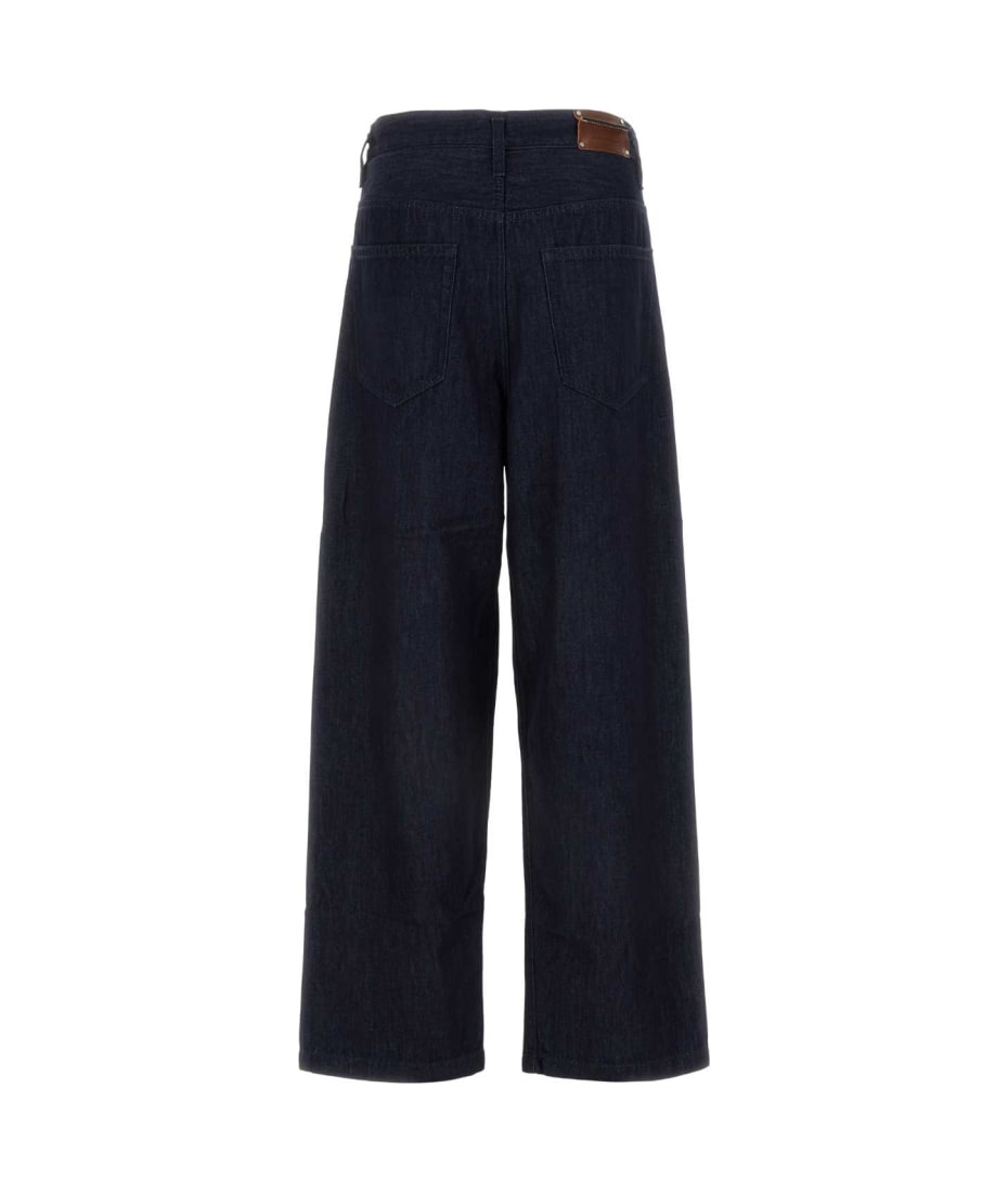 Indigo Wide-Leg Jeans by Dries Van Noten on Sale