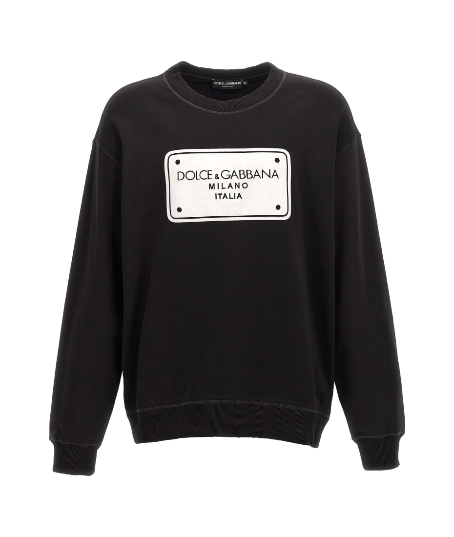 パーカー・フーディ Dolce & Gabbana Long Sleeve Crew-Neck Sweatshirt Dolce & Gabbana Logo Crewneck | italist
