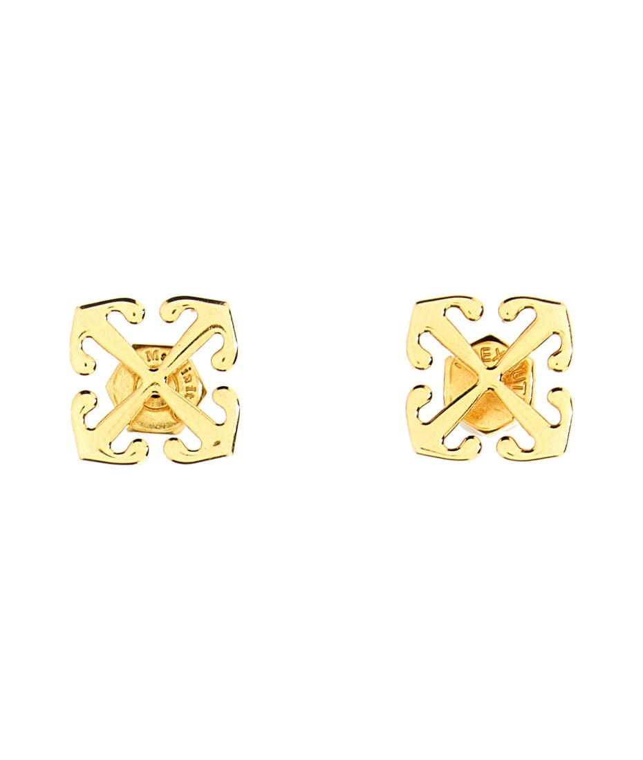 OFF-WHITE アロイヤリンク OWOD29SC99MET001 7600 Off-White 'arrow' Earrings | italist