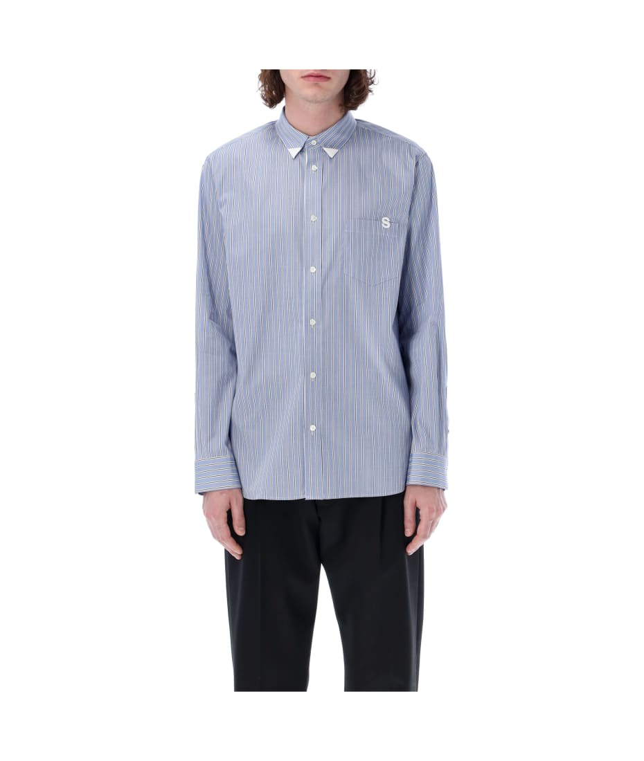 Sacai Thomas Mason Cotton Poplin L/s Shirt | italist, ALWAYS LIKE