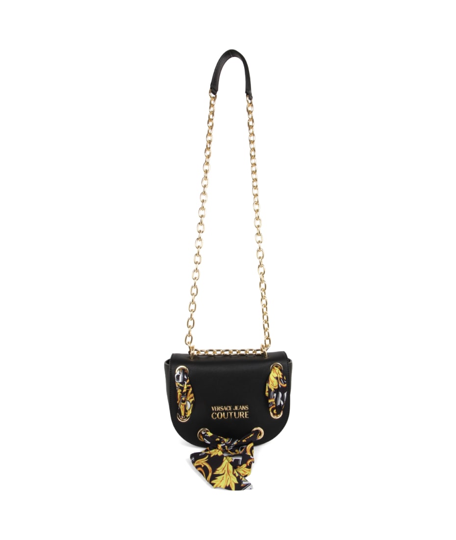  Versace Jeans Couture women Thelma tote bag black : Clothing,  Shoes & Jewelry