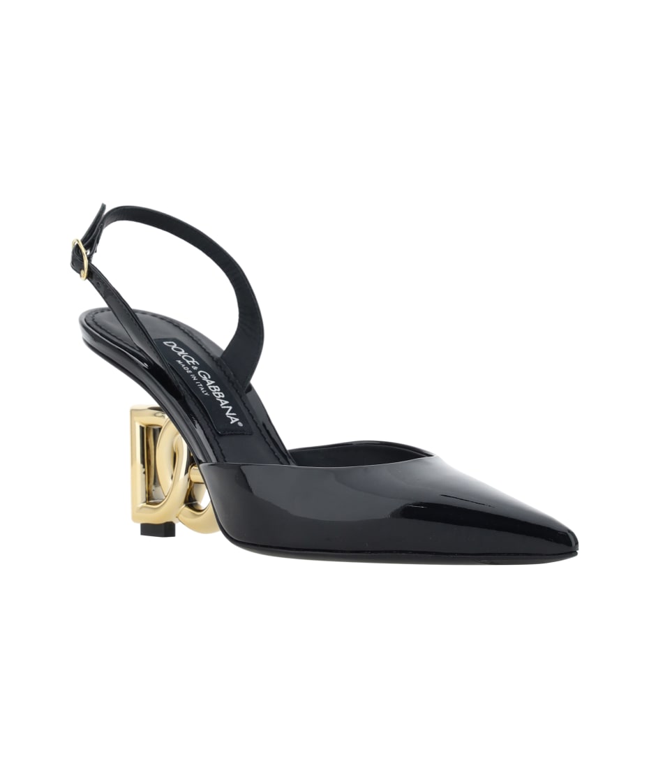 パンプス Dolce & Gabbana Slingbacks With `Dg` Logo Dolce & Gabbana Slingbacks With `Dg` Logo | CG0894A103780999
