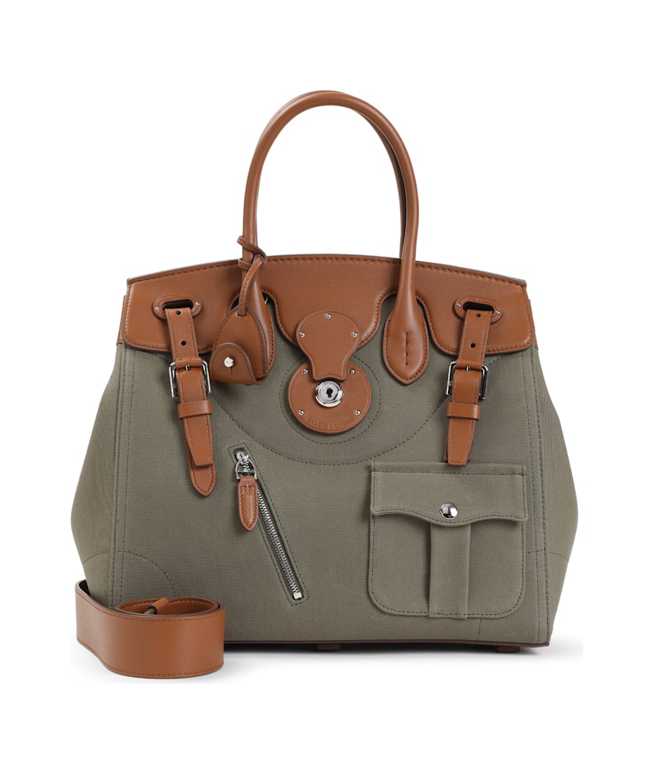 RALPH LAUREN】ボーダー Canvas Ricky Tote - メルカリ