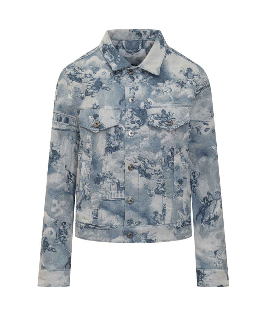 緊急セール【OFF-WHITE】Tapestry Fresco Jacket★送料関税込 Off-White Fresco Tapestry Jacket | italist