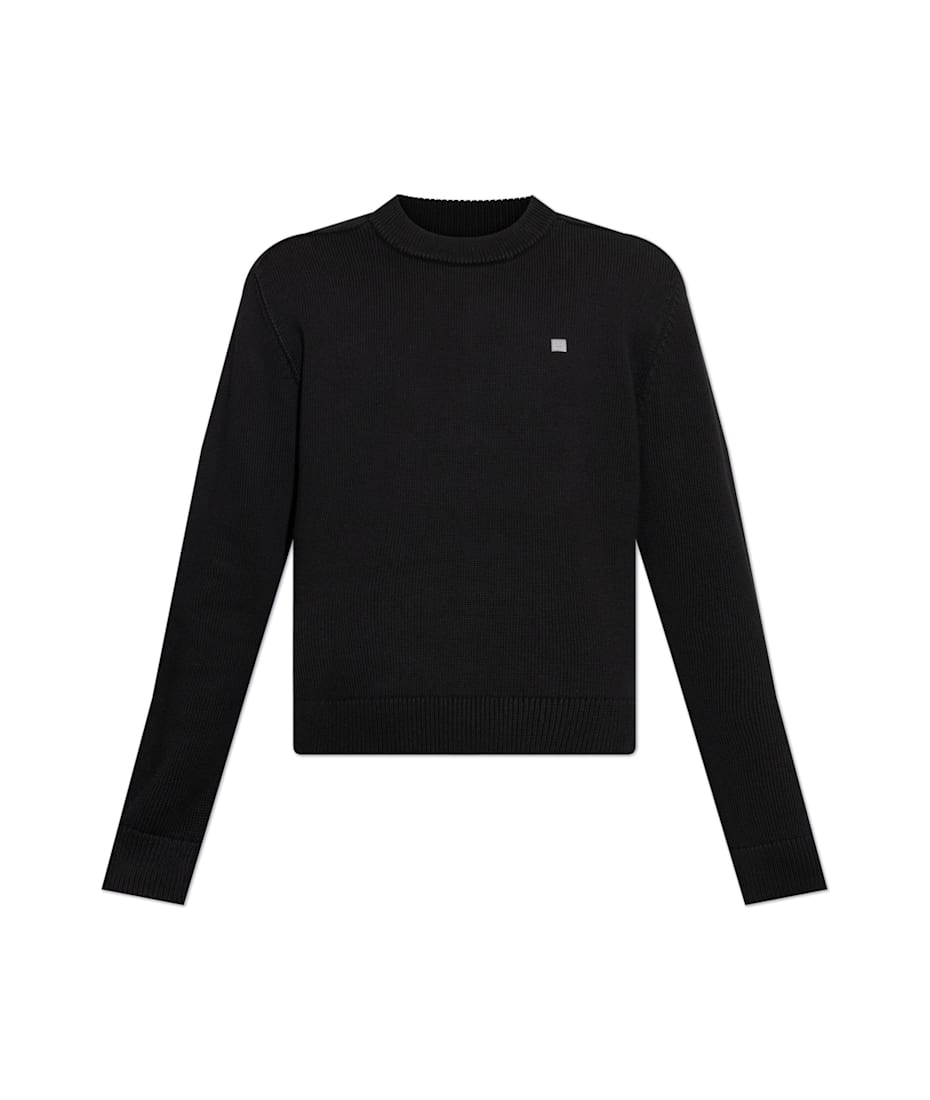 【送料&関税込】Acne Studios Sweater Acne Studios - Logo stamp sweater - Black