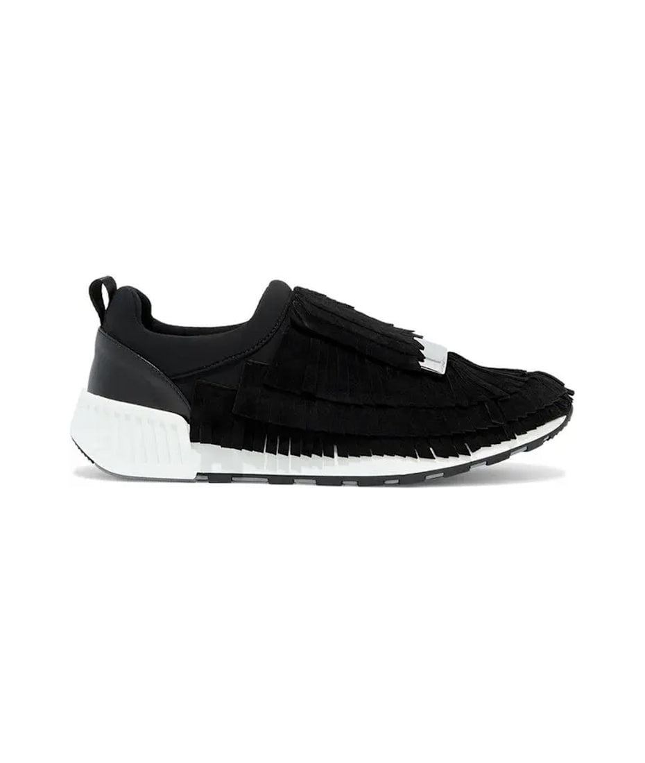 【送料&関税込】Sergio Rossi Sr1 Running Crystals Sneakers Sergio Rossi SR1 slip ons Sneakers Silver Glitter Womens