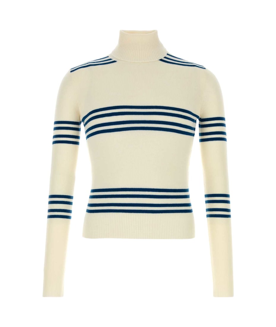 PRADA 新品Wool and viscose sweater Prada Embroidered Wool Sweater