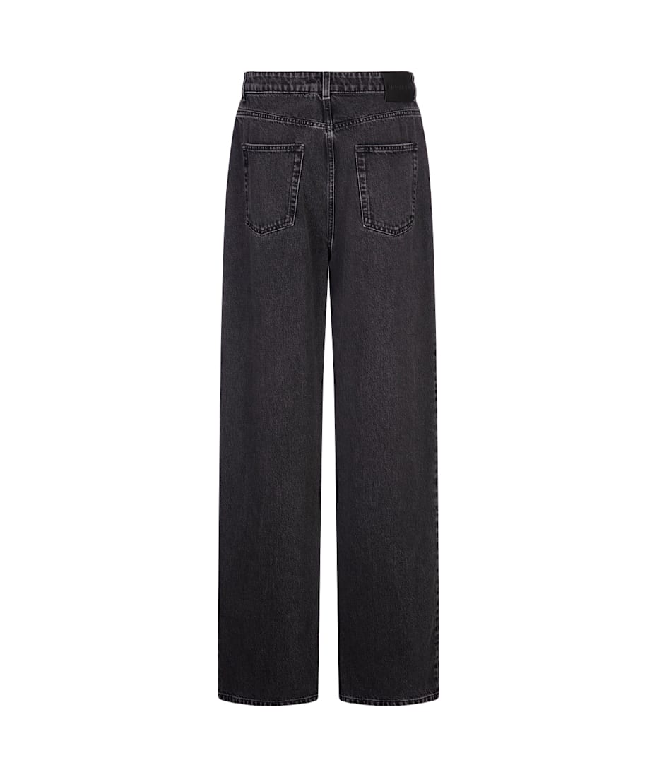 【送料&関税込】Alexander McQueen Wide-leg Skull Plaque Jean Alexander McQueen Wide-leg Skull Plaque Jeans | italist
