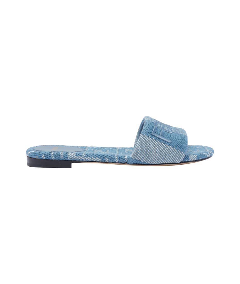 サンダル・ミュール FENDI SANDALO SLIDE FENDI SUNSHINE Fendi Sunshine Platform Slide – Overstock