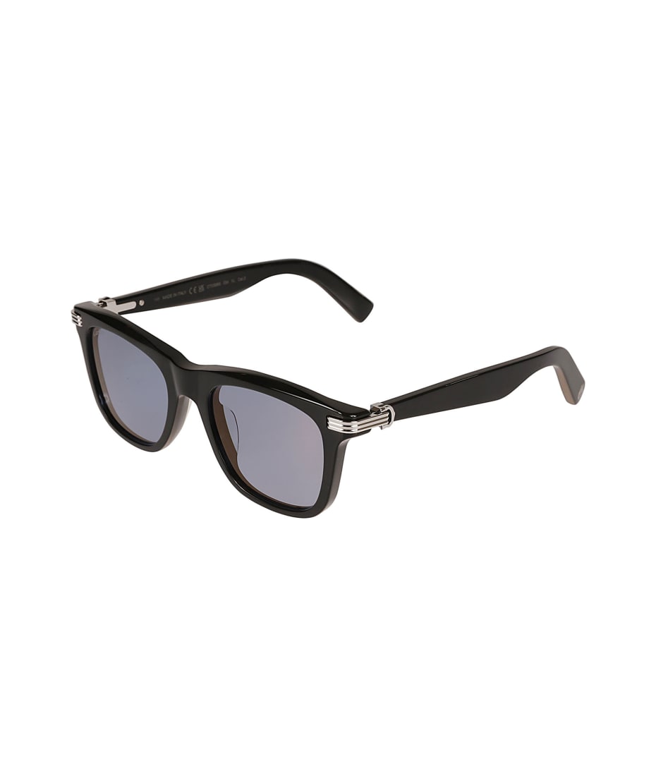 Cartier Eyewear Square Sunglasses - Black/Blue