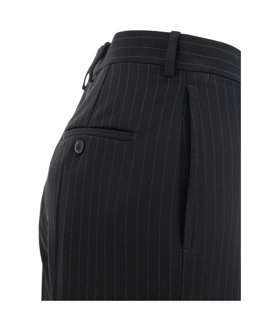 パンツ BALENCIAGA Embroidered stretch wool pant (725513TNT36 1070) Balenciaga Embroidered Stretch Wool Pant – LOZURI®