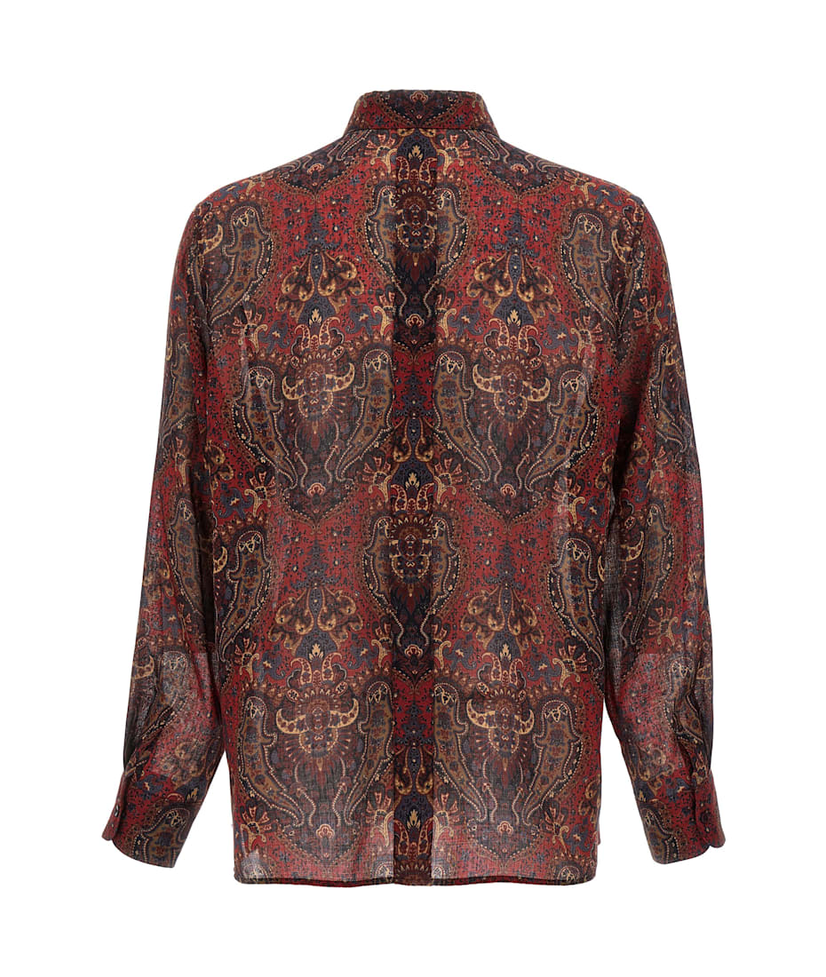 トップス Saint Laulent paisley shirt Saint Laurent Paisley Print Shirt | italist