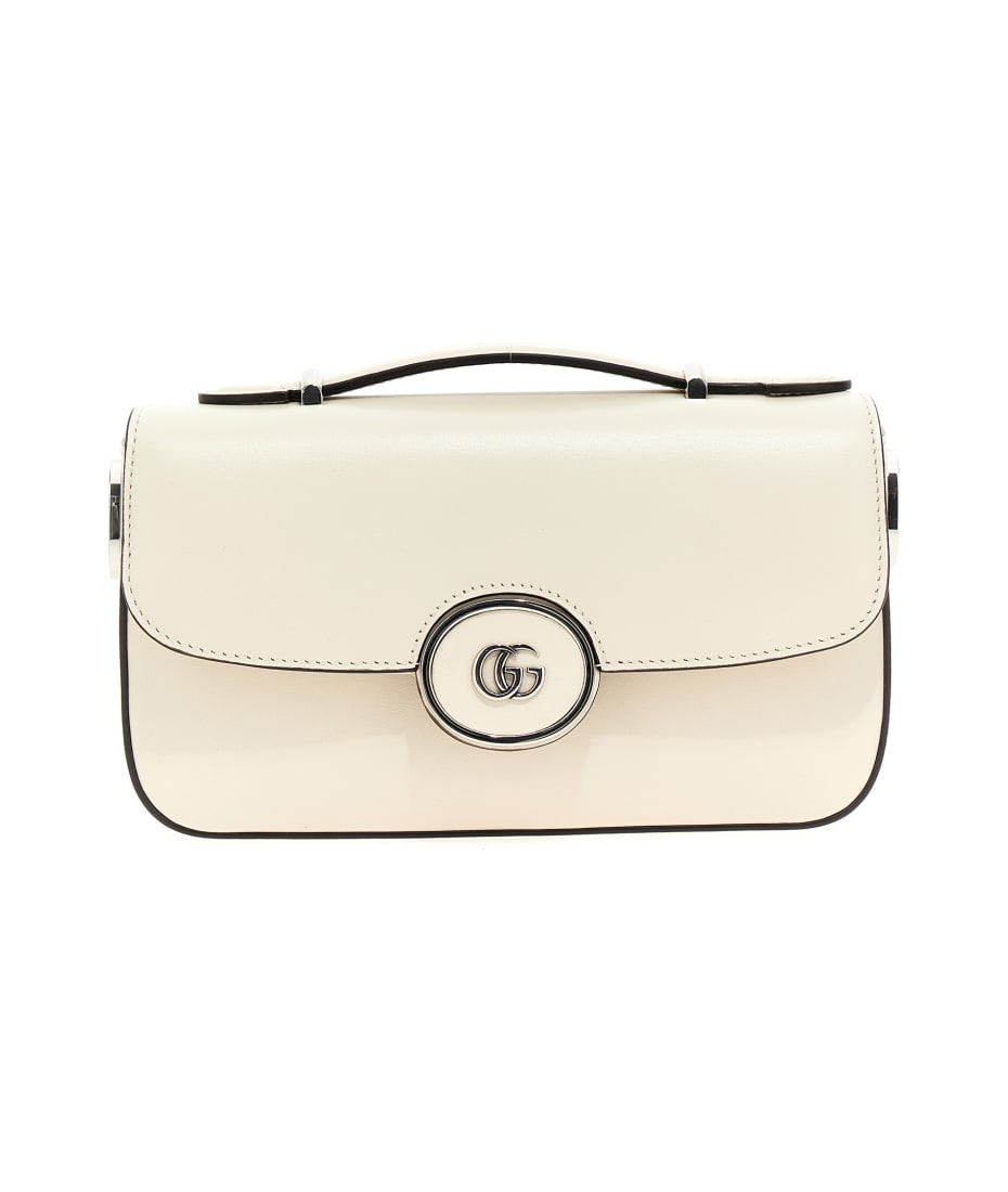 【関税&送料込】Gucci Chalk Leather Small Petite Gg Handbag Gucci Petite Gg Small Handbag | italist
