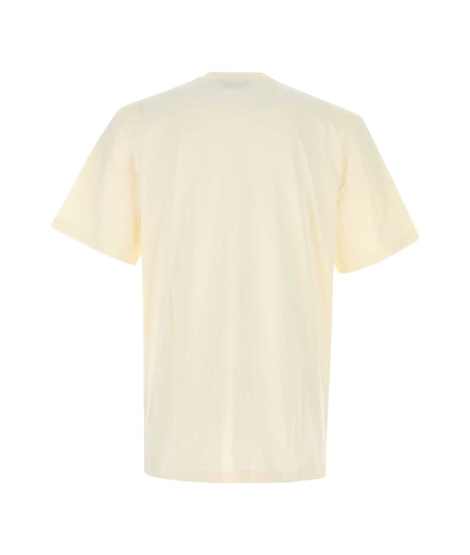 【送料&関税込】MSGM Cream Cotton T-shirt MSGM Cream Cotton T-shirt | italist