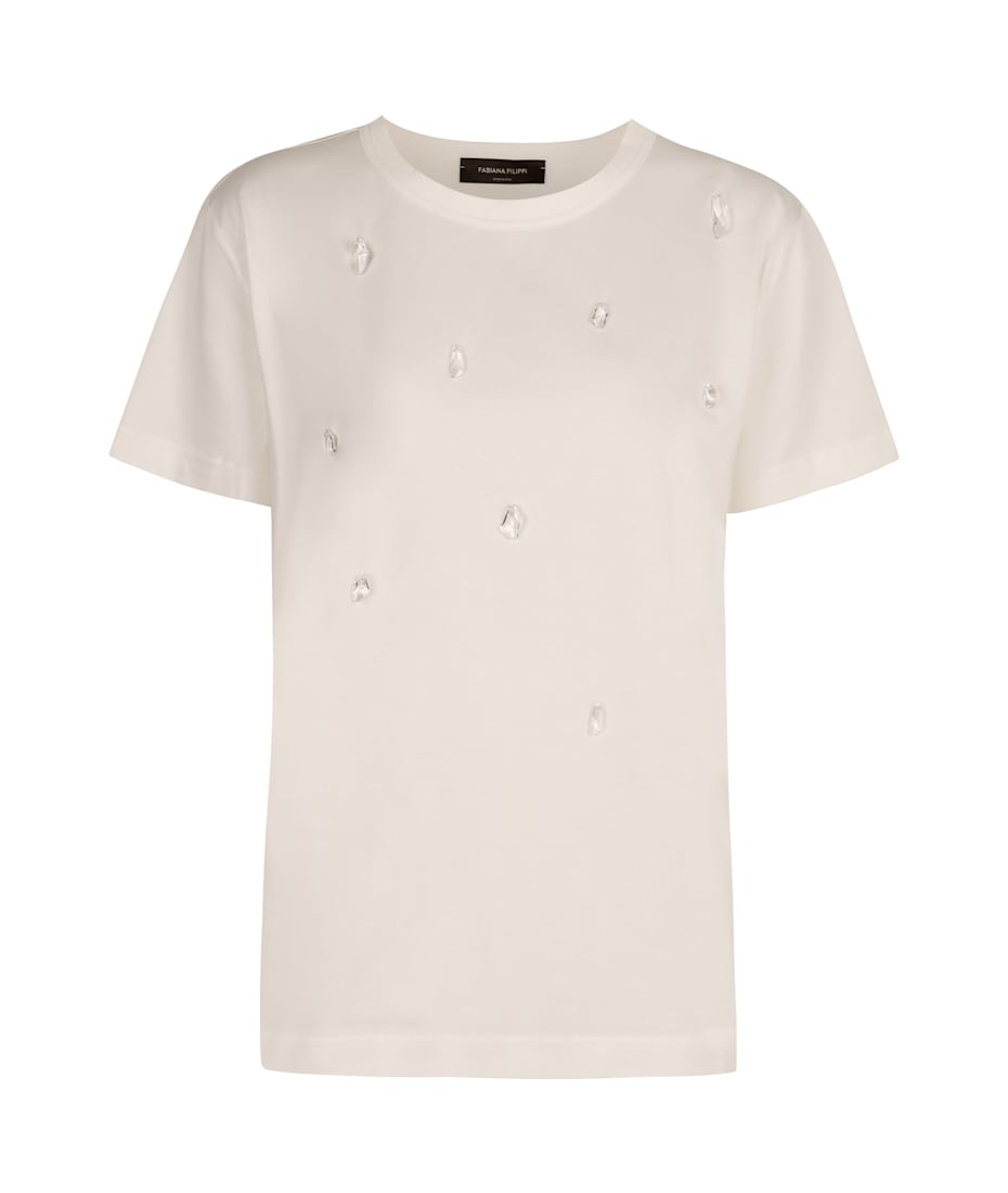 Tシャツ・カットソー FABIANA FILIPPI SS25 SHIRT (CAD265F348D650 21) Fabiana Filippi Cotton Crew-neck T-shirt | italist