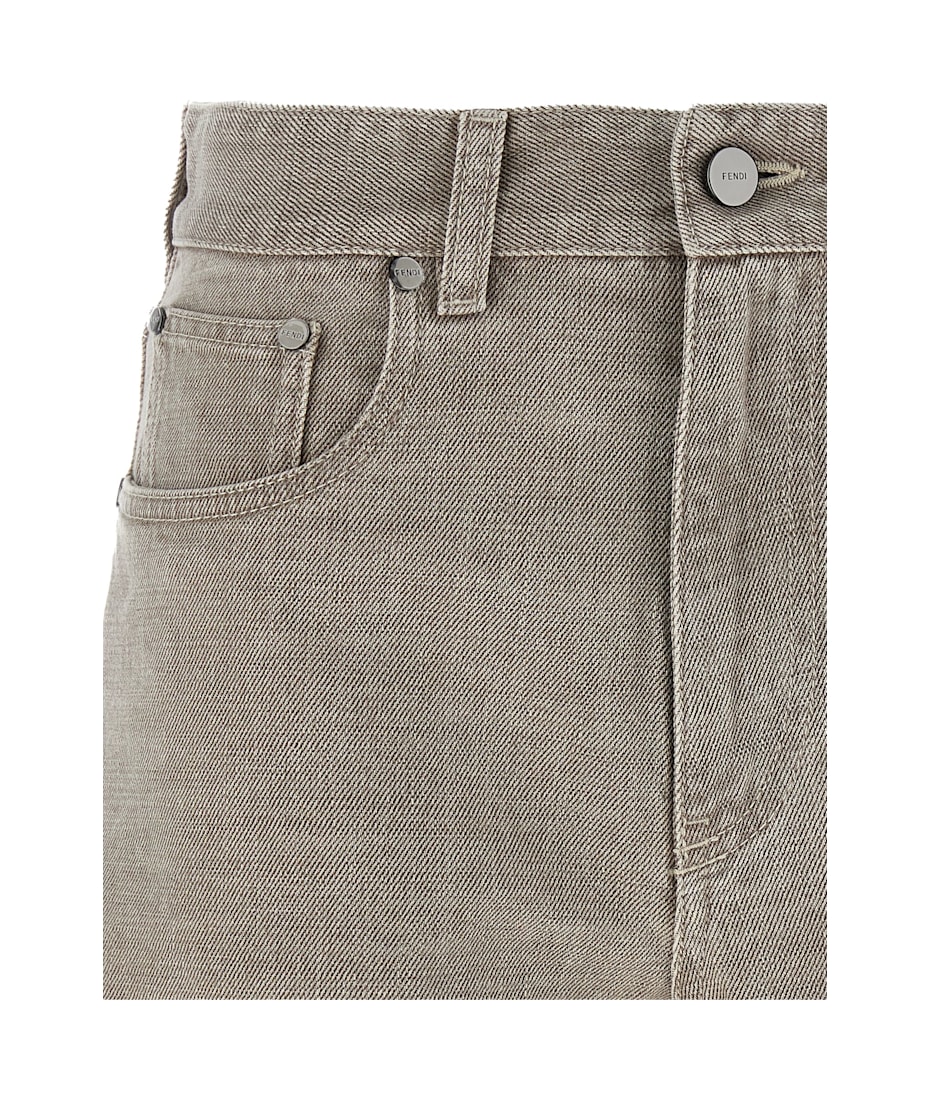 ショートパンツ FENDI 'Fendi Stamp 1925' shorts Beige Fendi Short Nude & Neutrals | Wanan Luxury