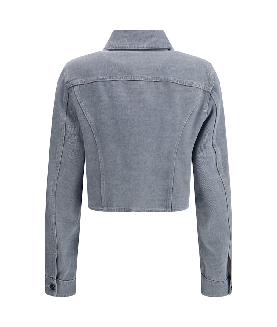 【フェンディ】 Jackets - Cropped Jackets ジャケット Fendi Cropped Denim Jacket | italist