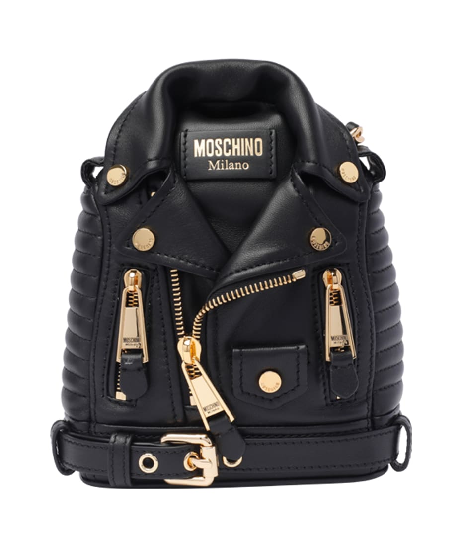 バッグ moschino backpack Moschino Biker Backpack | italist