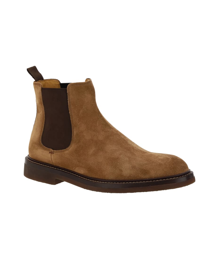 Brunello Cucinelli Suede Chelsea Boots | italist