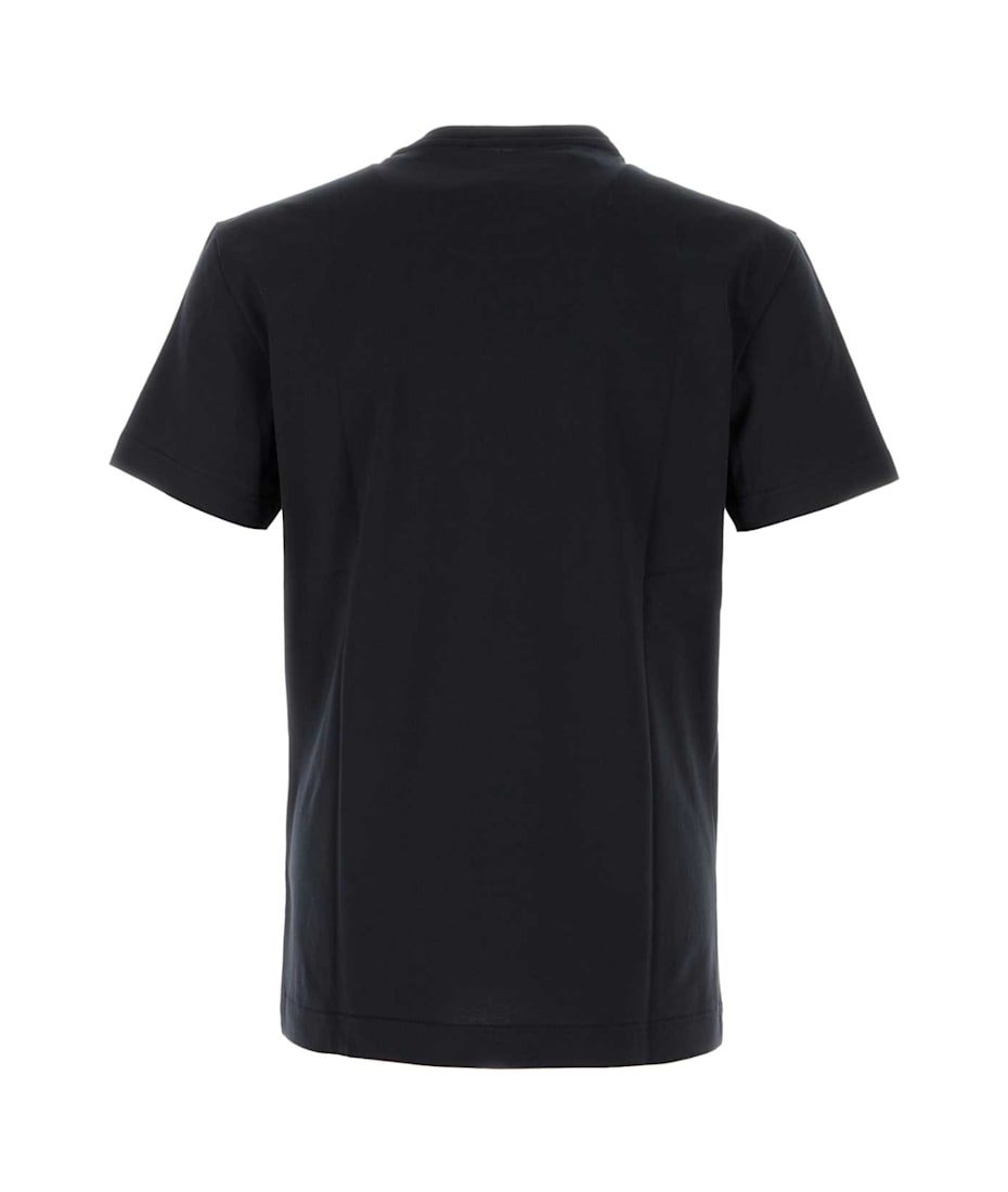 Tシャツ・カットソー Dolce & Gabbana Midnight blue crepe shirt s-l1200.jpg
