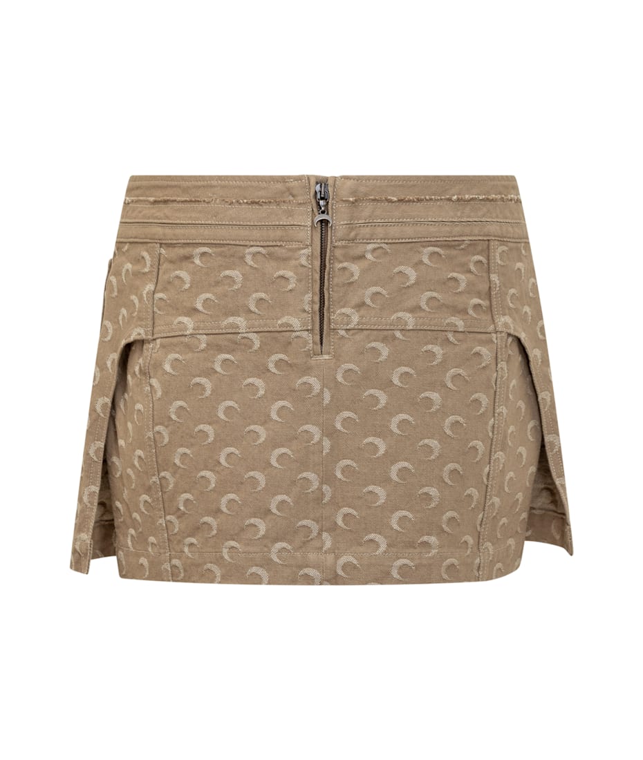 Marine Serre Skirt With Moon Logo | italist