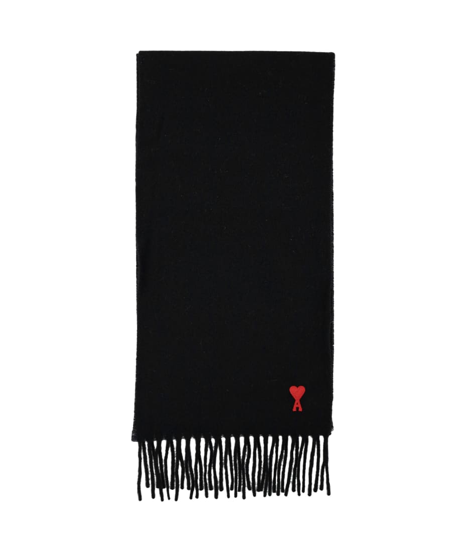 Ami Alexandre Mattiussi Red Adc Scarf | italist 
