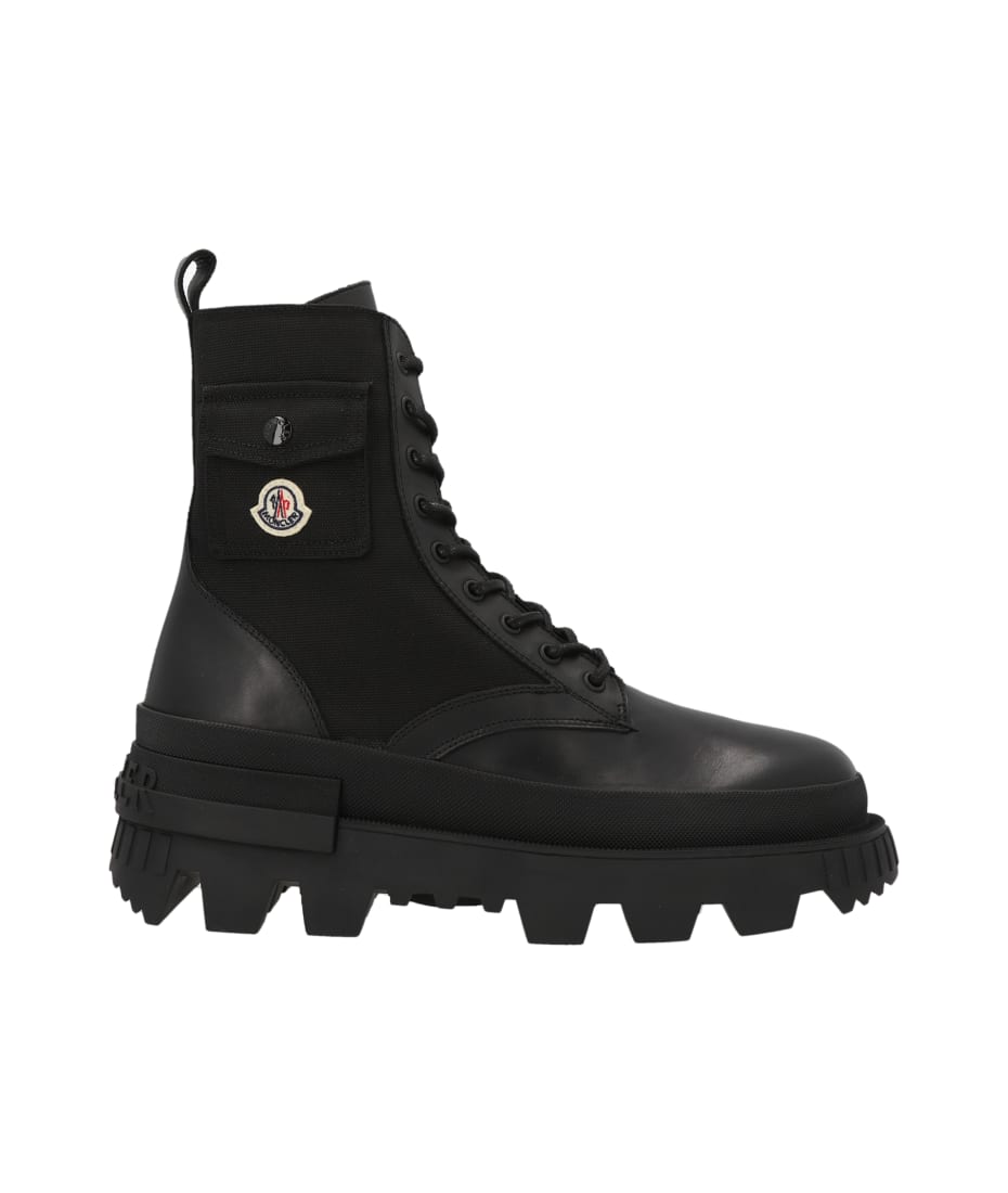 【関税込み】MONCLER Ankle boots Moncler Envile leather ankle boots Moncler