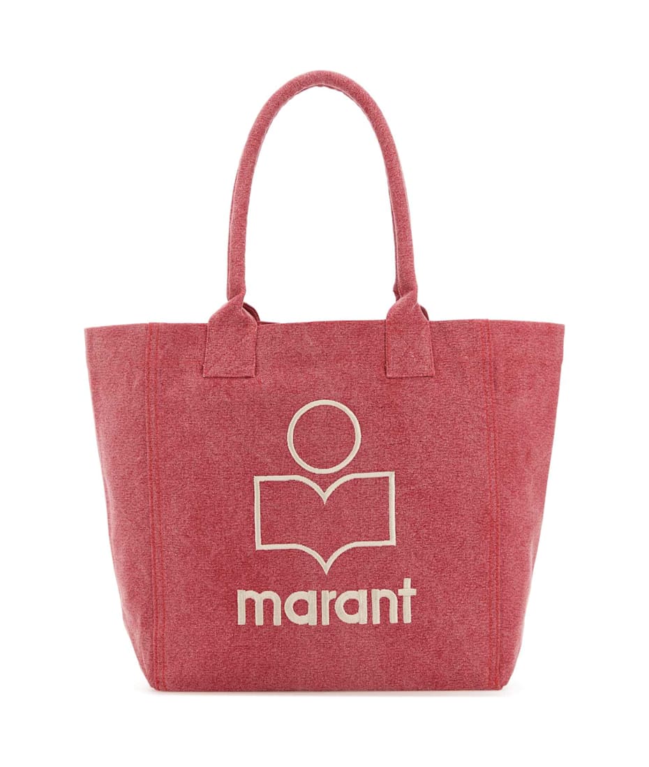 Marant Étoile Dark Pink Cotton Small Yenky Shopping Bag italist