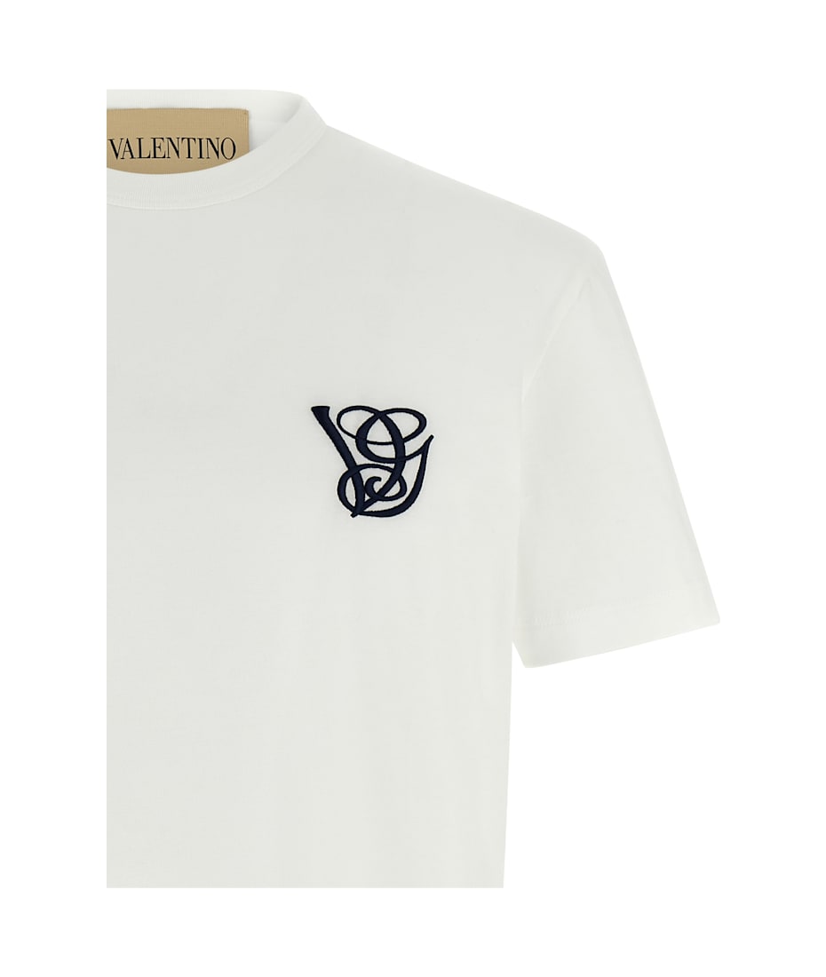 Valentino Garavani Logo Embroidery T-shirt | italist, ALWAYS