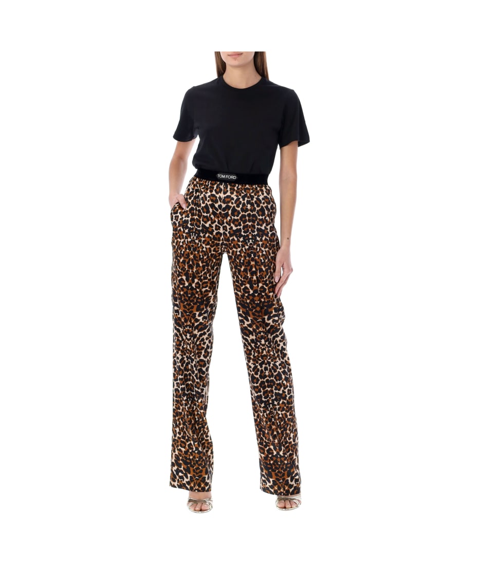 Tom Ford Reflected Leopard Print Pyjama Pants | italist, ALWAYS LIKE A SALE