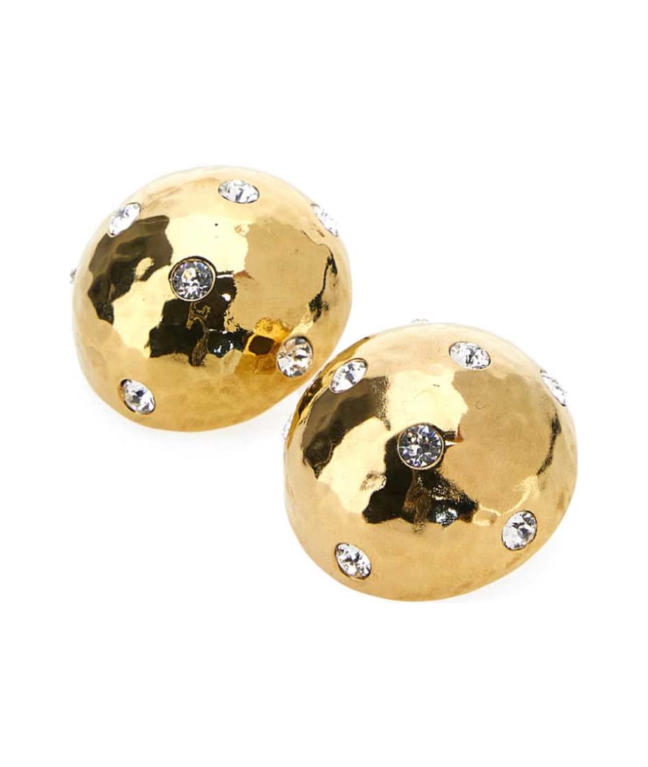 Saint Laurent Gold Metal Earrings - ORLAITONCRYSTAL