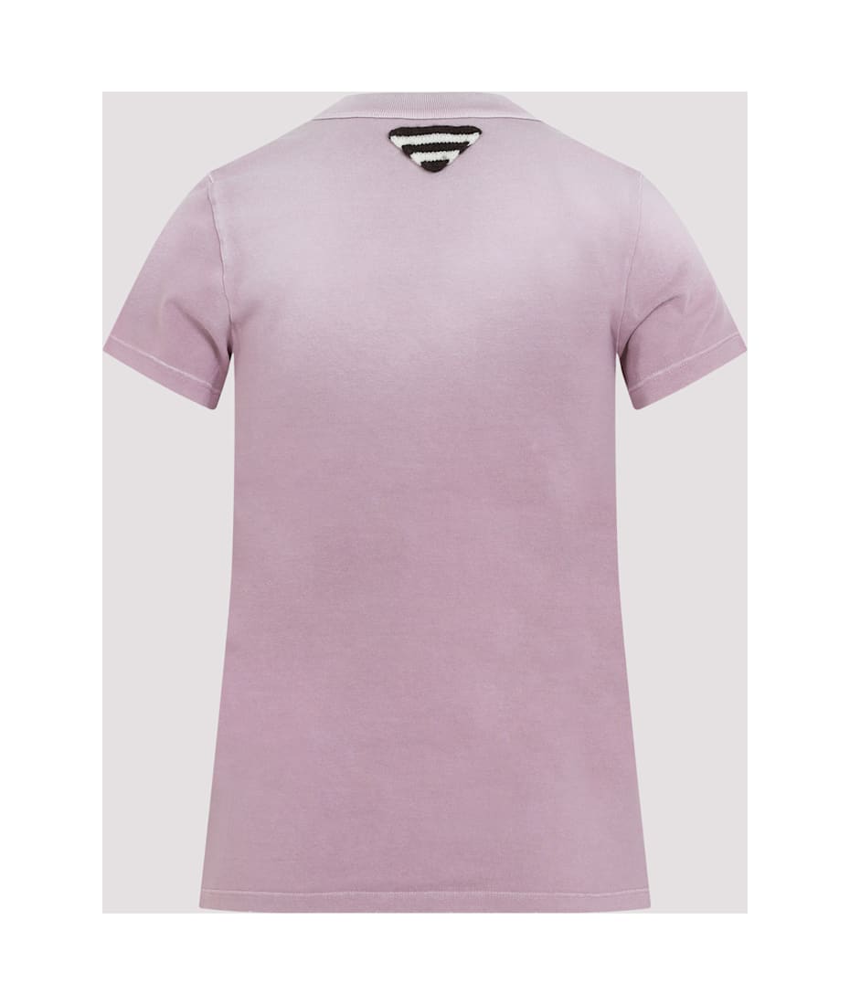Tシャツ・カットソー PRADA SS25 Prada Cotton T-shirt (3557BSOOO 16XQ F0009) White Cotton T-shirt | PRADA