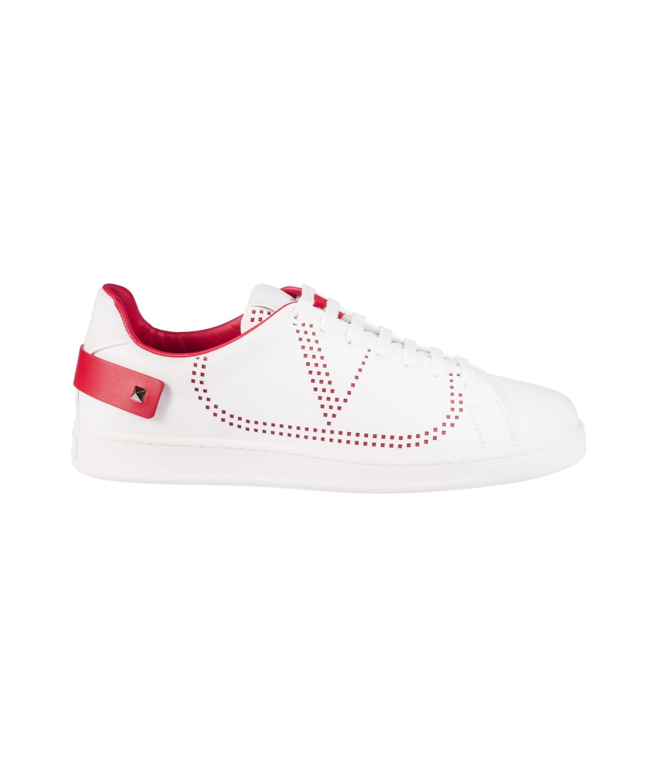 valentino perforated sneakers