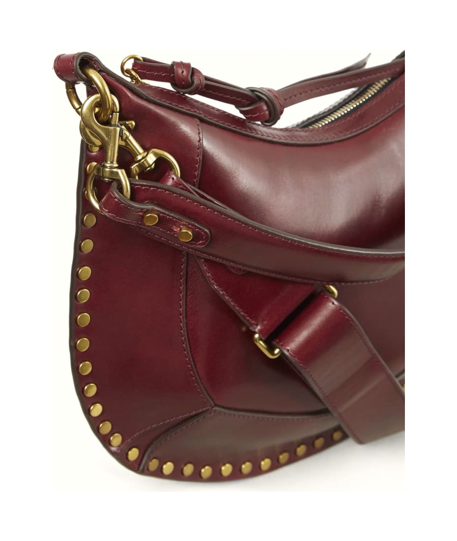 【関税&送料込】Isabel Marant Naoko Studded Bag Naoko Bag Woman burgundy | ISABEL MARANT Official online store