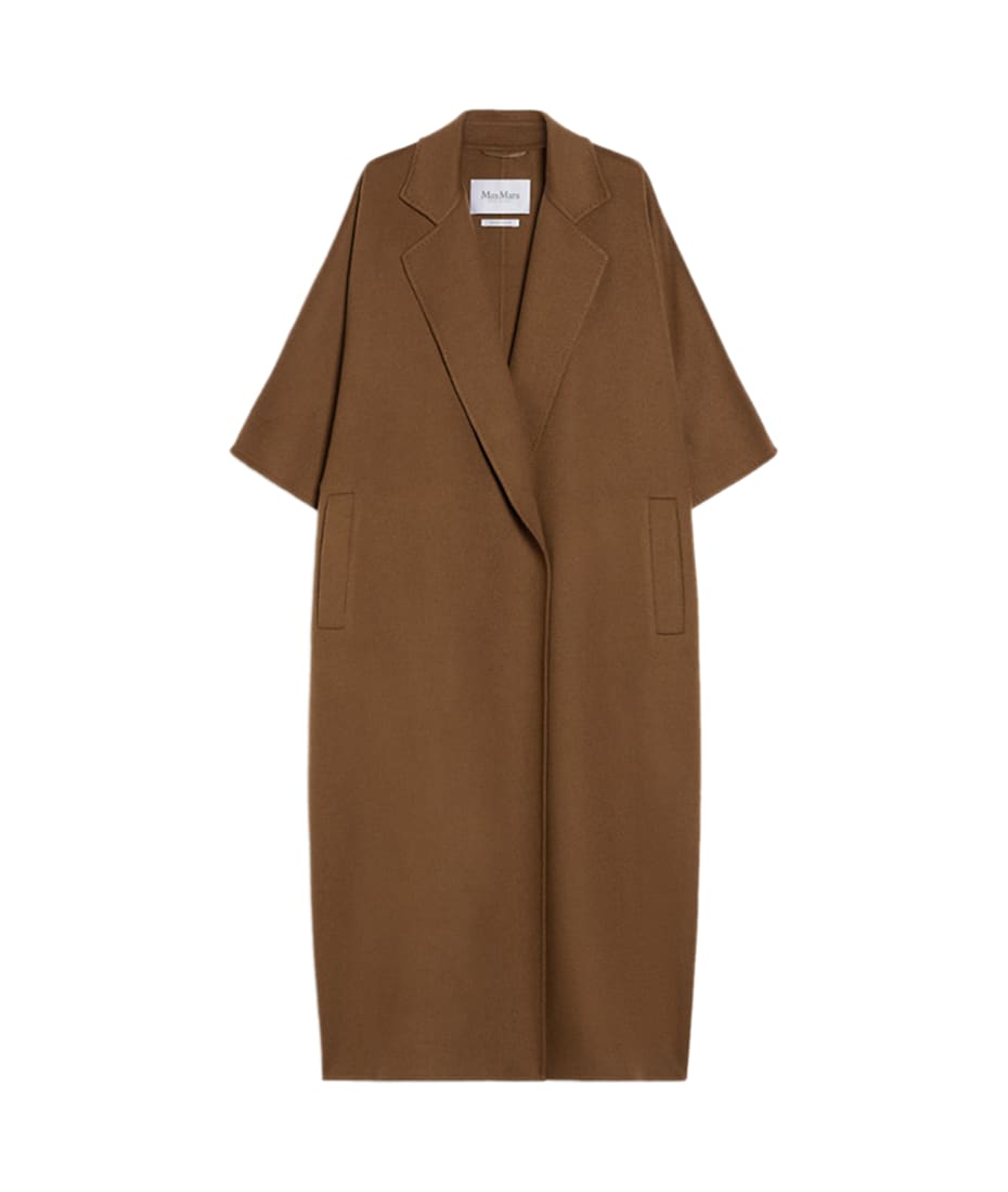 VIP【送料関税込】MAX MARA GITANO WOOL COAT Max Mara Gitano 3/4-Sleeve Oversized Wool Coat | Neiman Marcus
