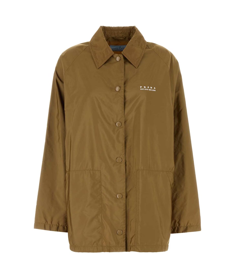 ブルゾン Prada Mud Re-Nylon Windbreaker Prada Mud Re-nylon Windbreaker | italist
