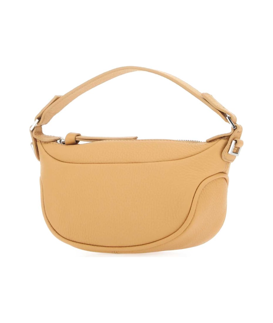 トートバッグ BY FAR Brown Leather Mini Ami Handbag BY FAR Sand Leather Mini Ami Handbag | italist