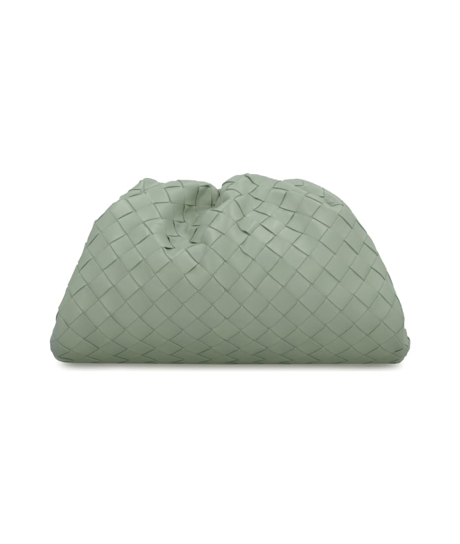 Bottega Veneta Woven Clutch in Green